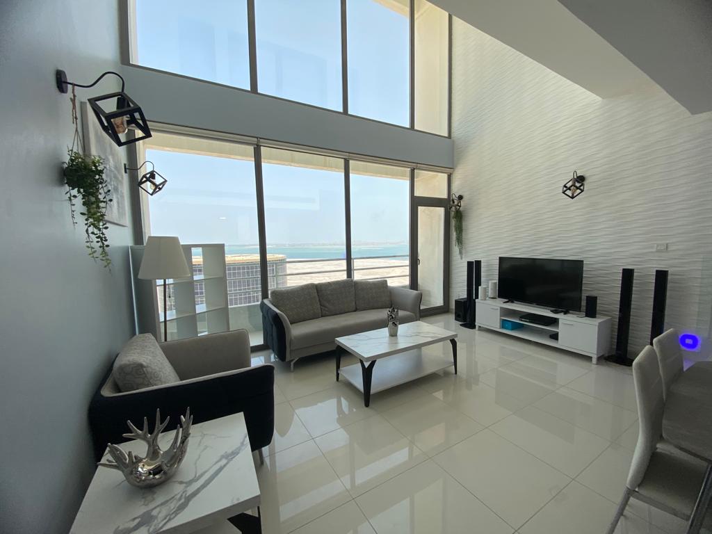 Duplex Type Seaview High Floor Furnished 3BHK Apartment For Rent